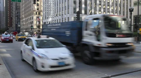 Chicago Traffic 動画素材 32255658