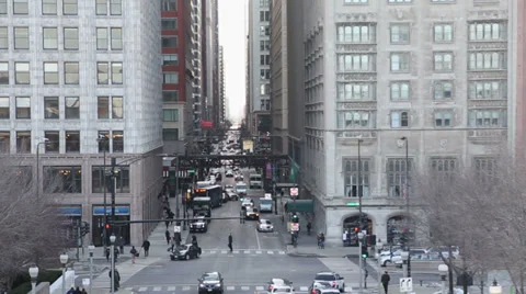 Chicago traffic time lapse Stock Footage 36167864