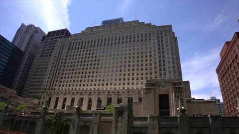 Chicago train station Видео 141689007