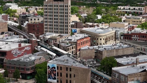 Chicago Train Timelapse Vídeos de archivo 339122092