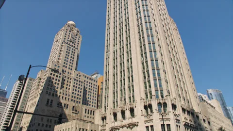 Chicago Tribune Tower 4 Stock Footage 276906584