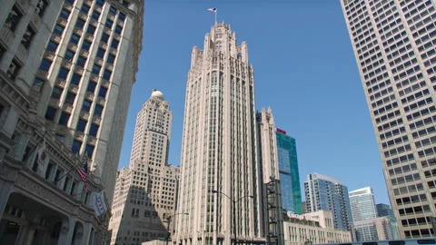 Chicago Tribune Tower 5 Stock Footage 276906589