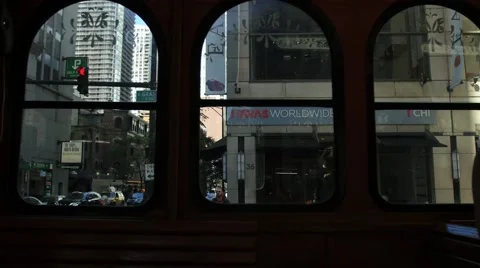 Chicago on trolley Vídeos de archivo 57095956