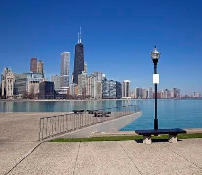 Chicago view 스톡 사진