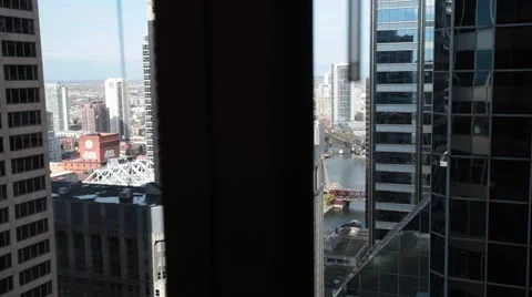 Chicago view from Skyscraper Stock Footage 47003719