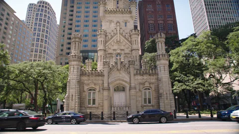 Chicago Water Tower 1 Stock Footage 276906657