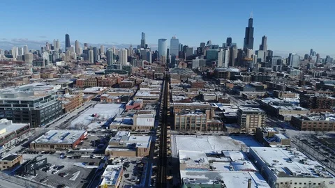 Chicago from the West 動画素材 94974326