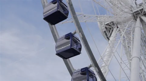 Chicago Wheel at Navy Pier Stock Footage 68624426