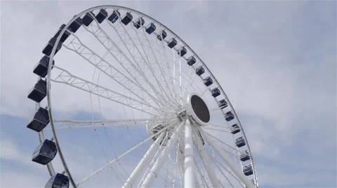 Chicago Wheel at Navy Pier Stock Footage 68624481