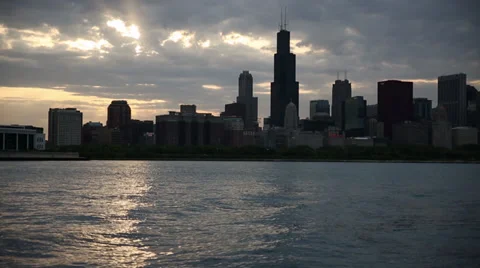 Chicago Willis Tower Stock Footage 30989364