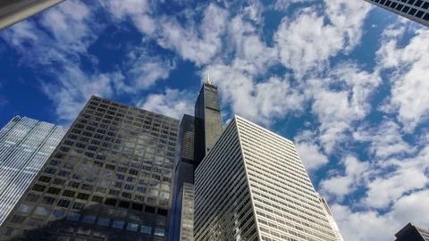 Chicago Willis Tower Time Lapse 4k Stock Footage 81767113