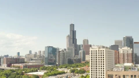 Chicago Willis Tower view  Stock-Footage 169551262