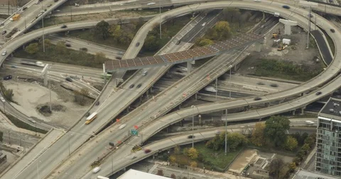 Chicago Willys view highway Closeup Stock-Footage 93101910