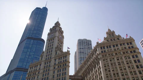 Chicago Wrigley Building 1 Stock Footage 276906728
