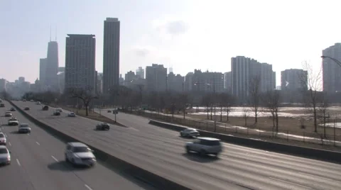 Chicago Zoom In Handheld ( HD ) Stock Footage 5199406