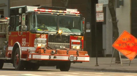 ChicagoFireTruck Stock Footage 4677419