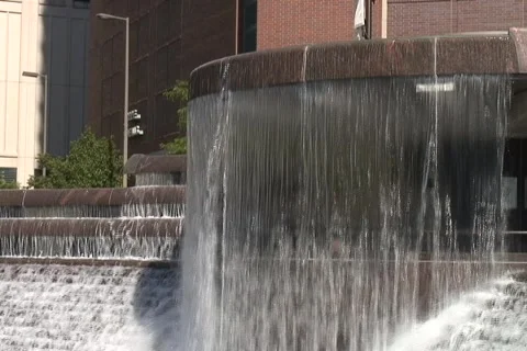 Chicagowaterwall3 Stock Footage 948257