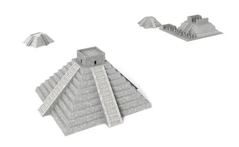 Chichen itza 10 Stock Illustration