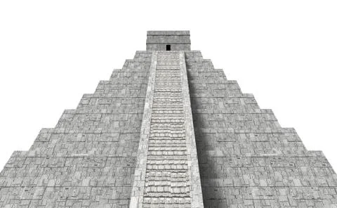 Chichen itza 2 Stock Illustration