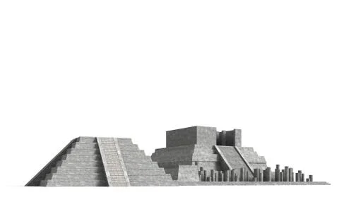 Chichen itza 4 Stock Illustration