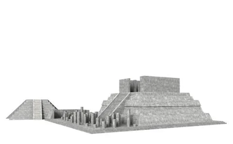 Chichen itza 5 Stock Illustration