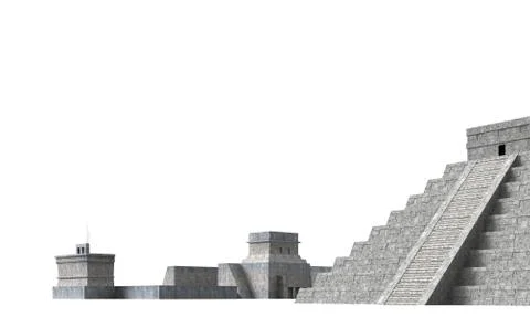 Chichen itza 7 Stock Illustration