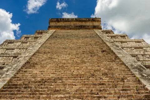 Chichen Itza - Ancient Maya Temple Ruins in Yucatan, Mexico Stock Photos