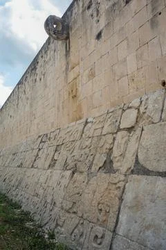 Chichen Itza archaeological complex in Yucatan Peninsula, Mexico. large pre.. Stock Photos