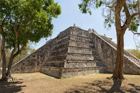 Chichen Itza archaeological site in Mexico Stock Photos