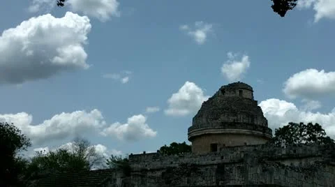 Chichen Itza, El caracol Vídeos de archivo 8921292