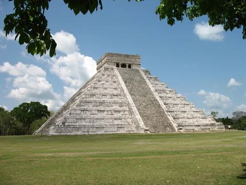 Chichen Itza El Castillo, Mexico Stock Photos