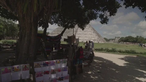 Chichen Itza, historical ruins of ancient civilization of Maya Vídeo Stock 74436506