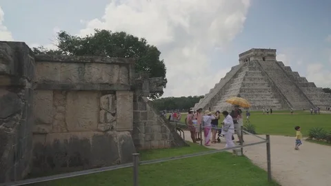 Chichen Itza, historical ruins of ancient civilization of Maya Video stock 74469653