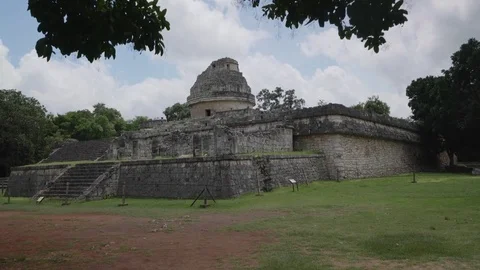 Chichen Itza, historical ruins of ancient civilization of Maya Stock Footage 74477637