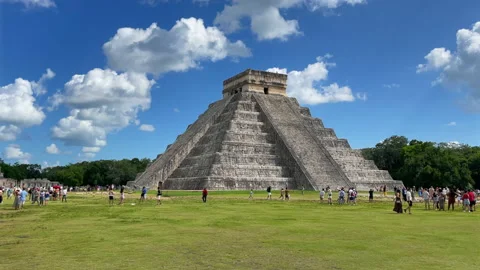 Chichen Itza Kukulcan Temple Stock Footage 164147535