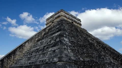 Chichen itza mayan ruins mexico Stock Footage 10884736