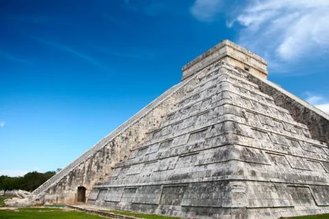 Chichen itza, mexico, one of the new seven wonders of the world Stock Photos