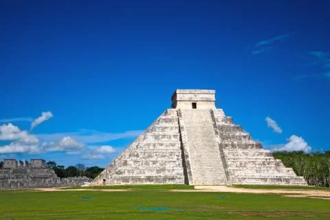 Chichen itza, mexico, one of the new seven wonders of the world Stock Photos