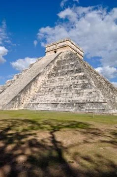 Chichen itza modern seven wonders of the world in mexico Foto stock