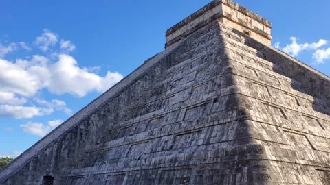 Chichen Itza, one of the largest Maya cities, a large pre-Columbian city built Stock Footage 167842223