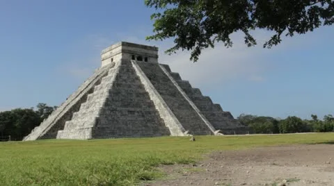 Chichen Itza Pyramid Stock Footage 11063888