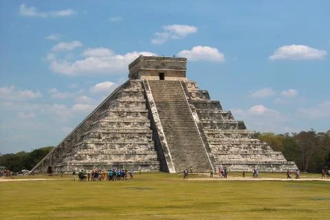 Chichen Itza pyramid Stock Photos