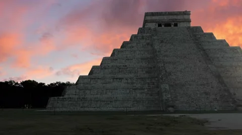 Chichen itza at sunrise Stock Footage 59949764