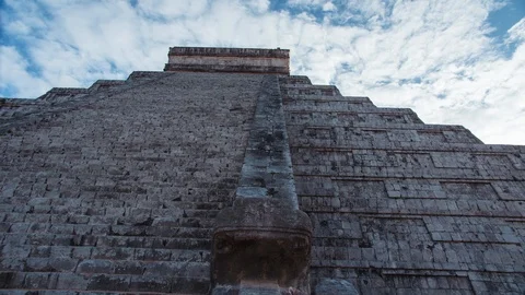 Chichen Itza temple time lapse - Mexico Stock Footage 127359027