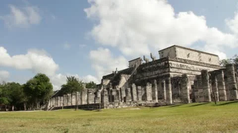 Chichen Itza timelapse Stock Footage 11066650