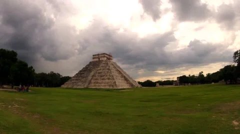 Chichen Itza Timelapse Stock Footage 40253510