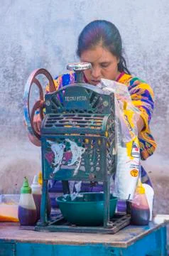 Chichicastenango market Stock Photos