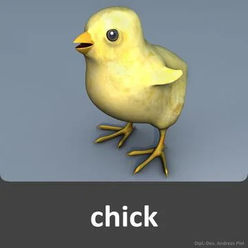 Chick 3D Model