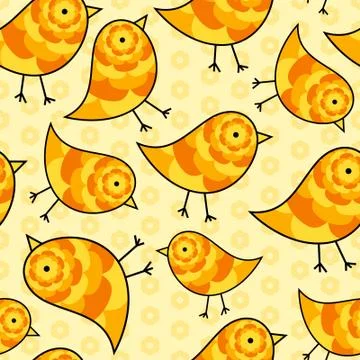 Chick background Иллюстрация