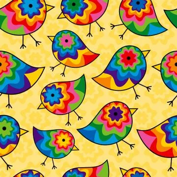 Chick background Illustration